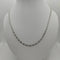 Collana oro bianco 18k catena intrecciata 50 cm 4,40 gr | Gioiellitosti.it